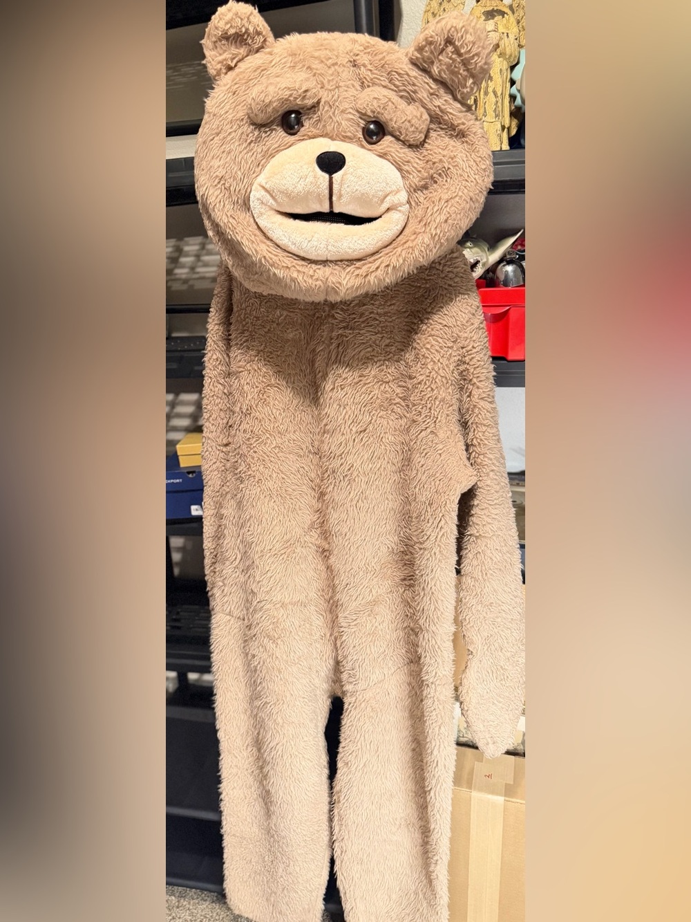 plush Ted bear mascot costume